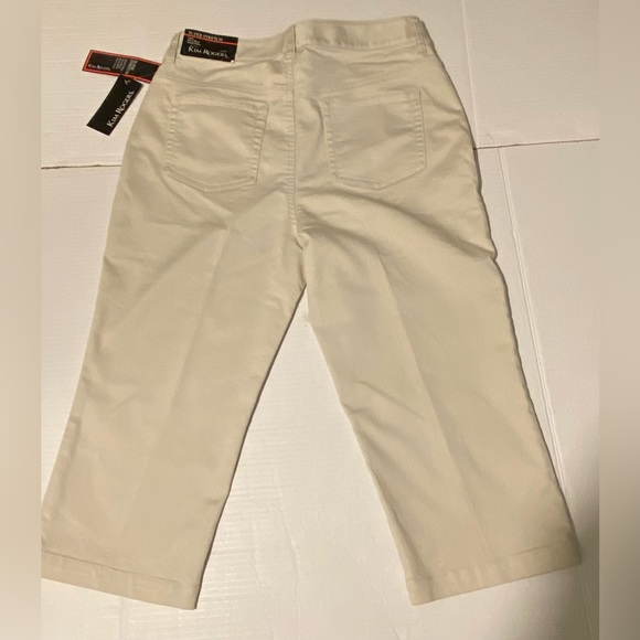 Kim Rogers size 6 women’s Super Stretch beige capri pants NEW - Picture 8 of 14